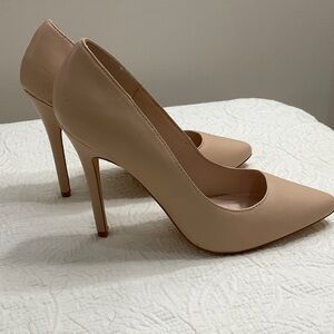 Signature Blush Pointed-Toe Stiletto Pumps